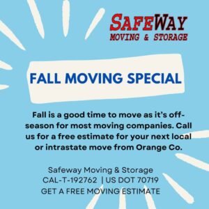 Fall Moving Special