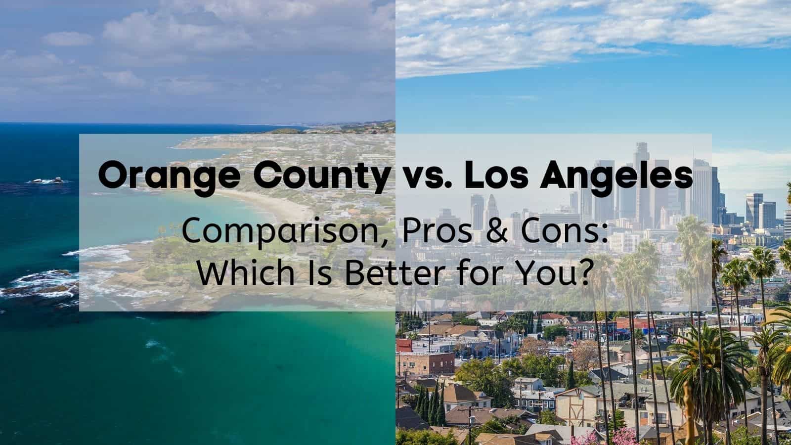 Are California and Orange County too rich for their own good
