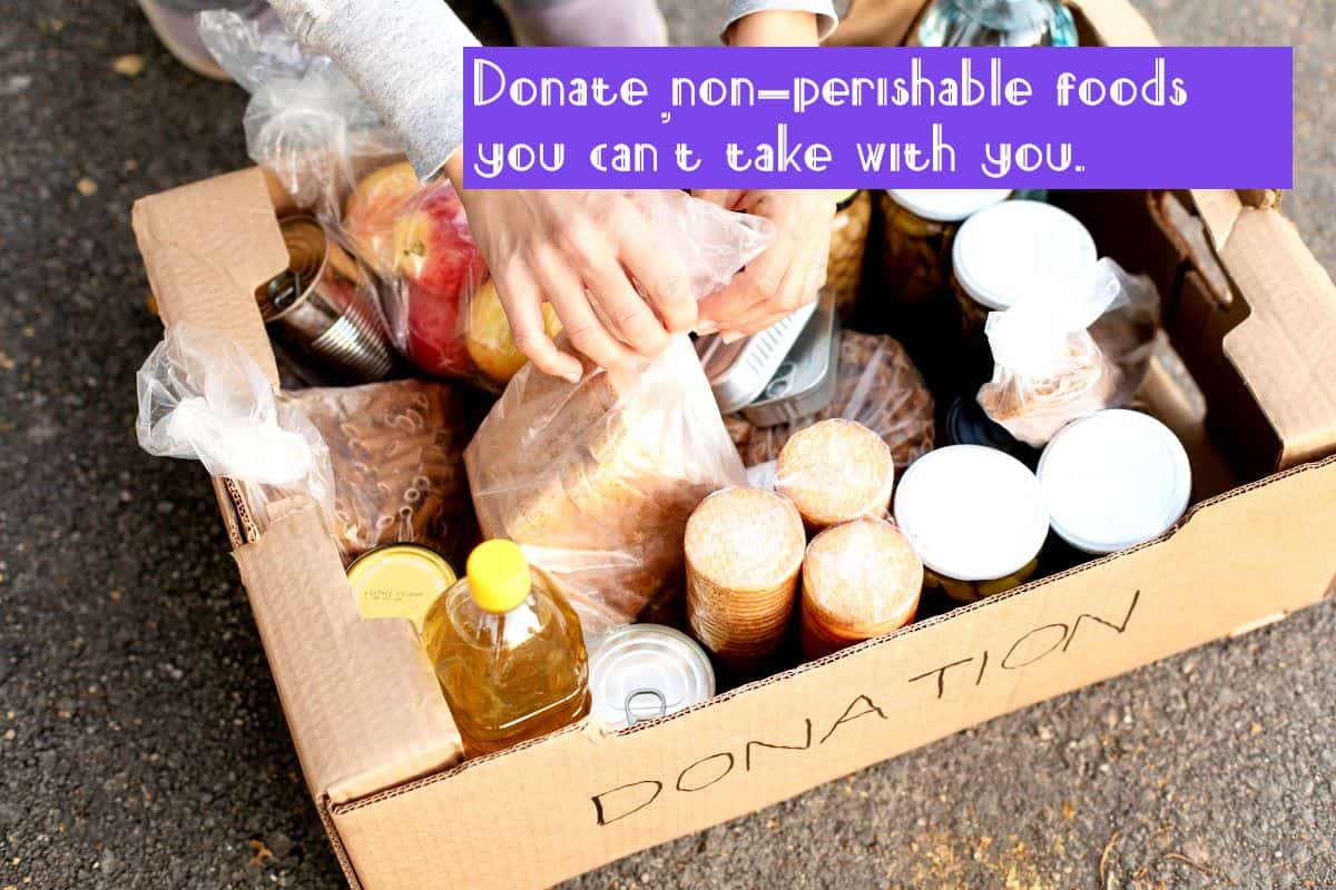 donate unused food