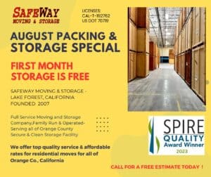 august packing and storage special