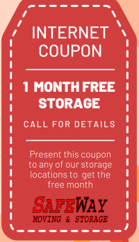 one month free storage